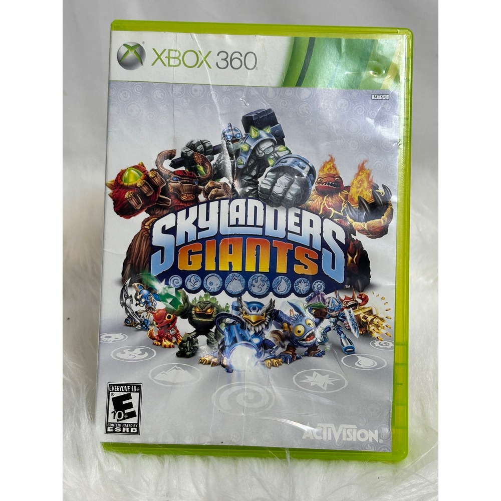 Activision Skylanders Giants Xbox 360 Game Green Good Not For Resale Edition